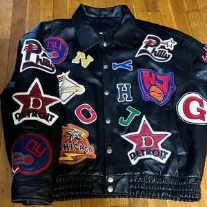 Pelle Pelleカラフルレザージャケット 42 Pelle Pelle | Pelle Pelle Picasso Plush | Outerwear